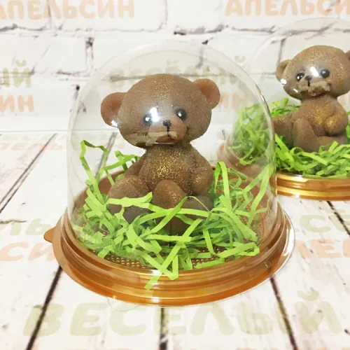 Мыло Ручной работы Медвежонок (коробка-купол)