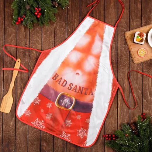 Фартук Новый год Real Bad Santa 50 х 70 см 4923766