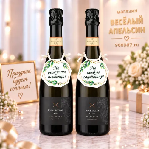 Подвески на шампанское Рустик